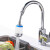 净恩（JiNGEN）新款厨房水器加长延伸器万向旋转自来水花洒滤水器防溅水嘴净水宝 升级X9短款