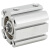 铸固 JCDQ薄型气缸 小型气动大推力倍力增压硬质缸体优质密封储油气缸 JCDQ32-40（带磁） 