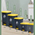 脚踏式垃圾桶商用庭院户外超大号带盖厨房环卫饭店脚踩大容量箱 30L蓝色（可回收物）加厚耐用