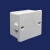 阻燃PVC86型开关盒方盖板保护盖空白面板暗装接线盒盖 方白板 无孔 送2个螺丝