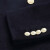GIEVES CHARLES限量版藏蓝色羊毛海军双排金扣手工秋冬男士西服 藏蓝色 46