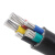 阻燃YJLV4+1铝芯70 95 150平方电缆4芯185国标VLV铠装240单芯300 国标4芯70平方（1米)