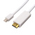 MacBook Air苹果与连接机HDMI高清线minDP闪电转接器口线 Mini DP转HDMI 2K*4K 白色 3米
