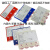 仓库管理物资材料标签卡片计数卡磁性库存磁吸料签库房货架标识牌 三轮强磁5.5*7.550个 蓝白红备