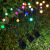 聚亿星太阳能灯8led摇摆萤火虫地插灯 广场节日灯 6头-太阳能-暖光