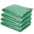 金诗洛 彩色商用大号垃圾袋 加厚塑料平口袋 分类袋 60*80cm绿色（50个）JM-0002