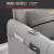 贝尔可尼（Balcony） 单人沙发床两用小户型折叠多功能抽拉床布艺可拆洗办公室多用 浅灰色 0.85米优质海绵款 无储物