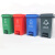冰禹 脚踏脚踩式连体塑料桶 BYQ-551-30L 红色+蓝色+绿色+灰色 300*380*550mm
