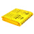 灵龙八方医疗手提垃圾袋黄色诊所塑料袋 60*70cm适用于30L垃圾桶100只