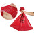 阿力牛 YSY-101 加厚医疗垃圾包装袋  一次性废物垃圾袋 红色平口式61*81cm 10个装 