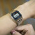 卡西欧(CASIO)手表小方块复古数显中性表小银块小金表小方表ins手表礼物 A159W-N1