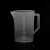 庄太太 实验室刻度量杯大容量塑料烧杯【3000ml带柄/5个】ZTT1180