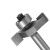 圣洛克 滚珠T型木工开槽铣刀修边机雕刻机刀头 滚珠T型刀1/4x1/4（开槽6.35mm)