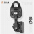 省力提拉上升器自锁滑轮组拉力提升降器空调重物吊装起重神器 黑色滑轮+钢锁+10.5mm绳10米