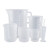 适用84消毒液量杯 塑料刻度杯100ml 250ml 500ml 84消毒液量杯耐用加 量杯2000ml(无盖)