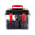 爱保单反相机塑料防潮箱摄影箱干燥箱镜头除湿防霉密封吸湿卡 手提透明黑+红色送升级款吸湿卡 10L
