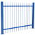 得豫工品 锌钢栅栏铁艺防护围栏 2米高3根横梁一米