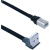 定制通用USB 2.0A公弯头转B公打印数据线 2.0打印机线 高速方口弯 A直-BM直 0.2m