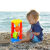 沙滩玩具沙漏单个风车玩具沙漏斗儿童沙漏大号宝宝沙池玩沙工具 咖啡沙漏+蓝沙漏+双轮沙漏