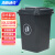 海斯迪克 HZL-96 户外垃圾桶 大号加厚环卫物业小区室外环保分类塑料带盖医疗垃圾桶箱 灰色50L(不带轮)