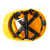 代尔塔/DELTAPLUS 102008 QUARTZ石英3型男女防撞安全头盔 PP绝缘工程建筑安全帽 黄色 1顶 企业定制