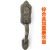 嗣音金门锁 铝合金门锁大门锁仿古铜 老式加厚铝合金门锁通用型 单面钥匙整套锁 35-45MM  通用型  带钥匙