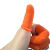 橙色麻点橡胶防滑手指套耐磨加厚乳胶防护点钞教师分翻页点钞印刷 橙色防滑加大号10只 男士大拇指用