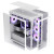 爱国者（aigo）月光宝盒 镜mini 台式电脑主机箱 支持双360水冷/M-ATX主板/双面玻璃 镜mini白+Z12白正叶ARGB*4