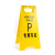 请勿泊车告示牌 禁止停车警示牌 小心地滑 车位 a字牌塑料黄色牌子 车位