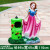 玻璃钢卡通动物垃圾桶景区户外分类果皮箱大号摆件雕塑幼儿园装饰 1247B红裙子白雪公主