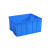 周转箱塑料盒子长方形五金配件工具螺丝盒胶箱收纳零件盒物料胶框 01号箱-蓝红黄绿(默认发蓝)