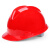 山头林村安全帽工地男 透气玻璃钢建筑工程施工领导 监理国标定制印字头盔 ABS透气V型--红