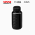 日本NIKKO试剂瓶HDPE塑料瓶圆瓶大口小口黑色避光样品瓶避光液体瓶ASONE亚速旺进口耐酸碱 黑色大口圆瓶 50ml