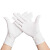 ANBOSON 一次性白色丁腈手套  无粉防护丁晴手套（100倍数下单） 白色透明  TPE(精品全新料) S码 精品 加厚款