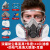 LISM6200防毒面具全面罩喷漆专用猪鼻子防尘放毒氧气面罩头套化工气体 防毒防尘面具7件套+ 40片滤棉+