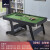 拓朴运动家用可折叠台球桌儿童子3合1室内多功能桌球台乒乓球桌书桌 0英寸 1.83米黑皮绿布