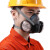硅胶煤矿工厂打磨面粉防尘口罩工业防粉尘口罩装修水泥灰尘打磨煤 6502硅胶防尘