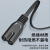 广昌兴（G.C.X）8字电源线 白色 0.5米八字尾两孔 适用PS4 PS5 LED小台灯音响箱数码相机充电器线打印机线