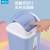茶花 垃圾桶垃圾筐摇盖塑料废纸篓清洁收纳卫生筒 1202蓝色5L