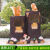 户外卡通创意垃圾桶雕塑公园景区幼儿园玻璃钢动物松鼠果皮箱分类定制 1278B太阳能女孩垃圾桶