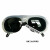 电焊护眼镜牛皮面具配套眼镜烧焊氩弧焊强光眼镜焊工眼镜 黑镜-/-1张PC面罩+布松紧带