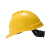 梅思安/MSA V-Gard500 ABS透气孔V型安全帽 超爱戴帽衬工地施工建筑 黄色 1顶 可定制