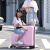 菲华丹特（FERV&DANT）儿童行李箱可坐可骑拉杆箱24吋男女拉杆箱万向轮男女旅行箱 粉色 24寸