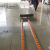 卸货神器4O宽流利条滑轨弯道无动力卸货滑梯滑轮轨道运输具 40宽滚轮弯道