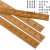 定制裁缝竹尺服装木尺子做衣服测量打版一市尺缝纫工具裁剪量衣尺1米 24英寸双面 长60厘米