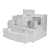 定制F/AG型新料防水塑料接线盒防水盒盒盒端子盒适配 灰色 AG-95×65×55
