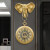 黄铜欧式钟表家用客厅玄关装饰创意挂钟艺术时尚别墅美式大象挂表 生财有鹿 - 数字盘 20英寸以上