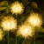 聚亿星铝丝球蒲公英灯发光园林亮化工程灯插地景观灯 10CM-接电款