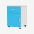 麦森（maisen）活动柜 办公职员文件资料储物抽屉小矮柜子 蓝面+白色 可定制 MS-HDG-112