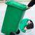 标燕 BY-G120L绿 大号户外环卫加厚物业小区室外环保分类塑料带盖翻盖医疗垃圾桶箱酒店商用120L挂车款 绿色